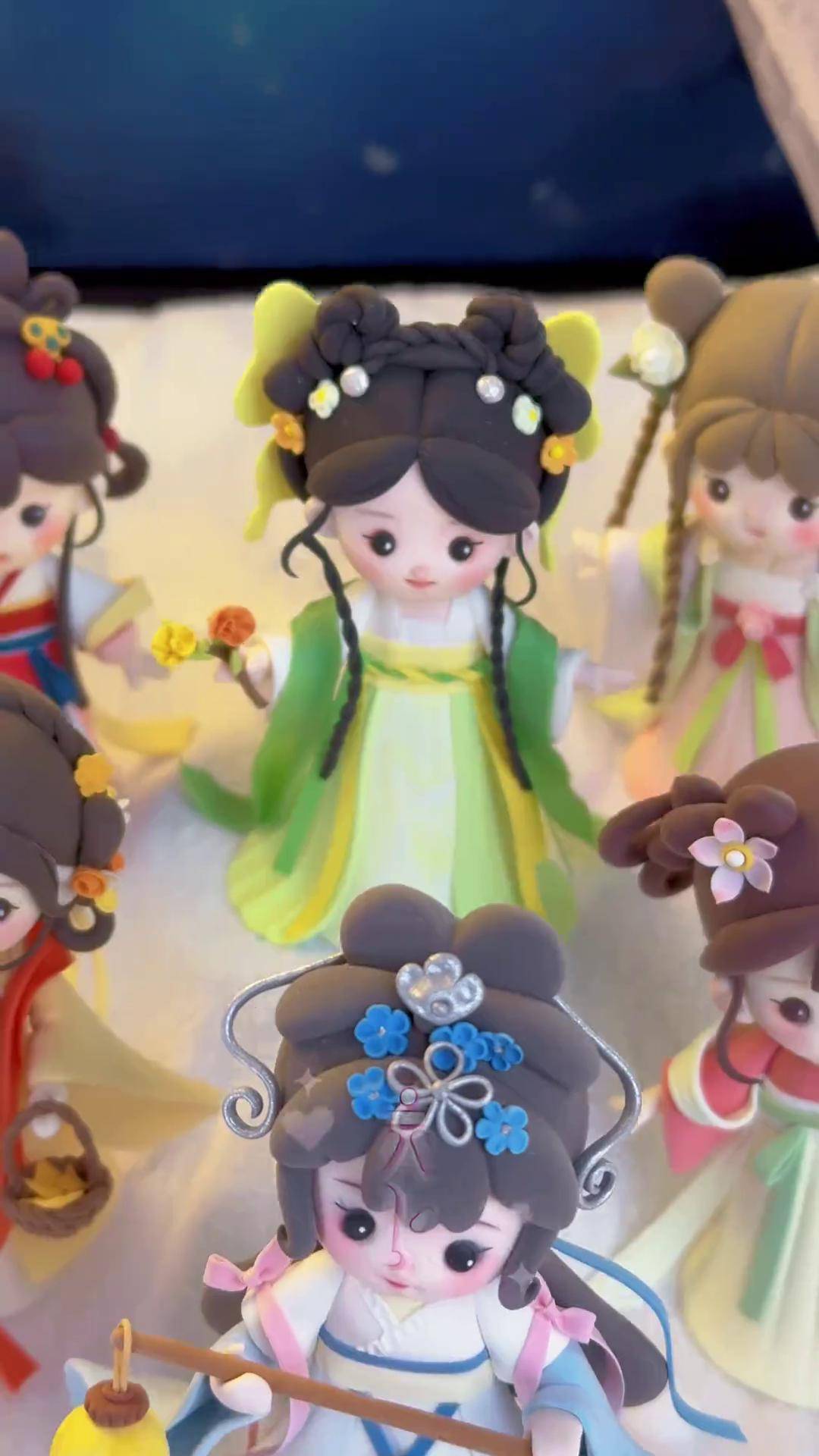 木目喊你来捏第六个古风小人! 超轻粘土 手工 手办 捏泥人 教程