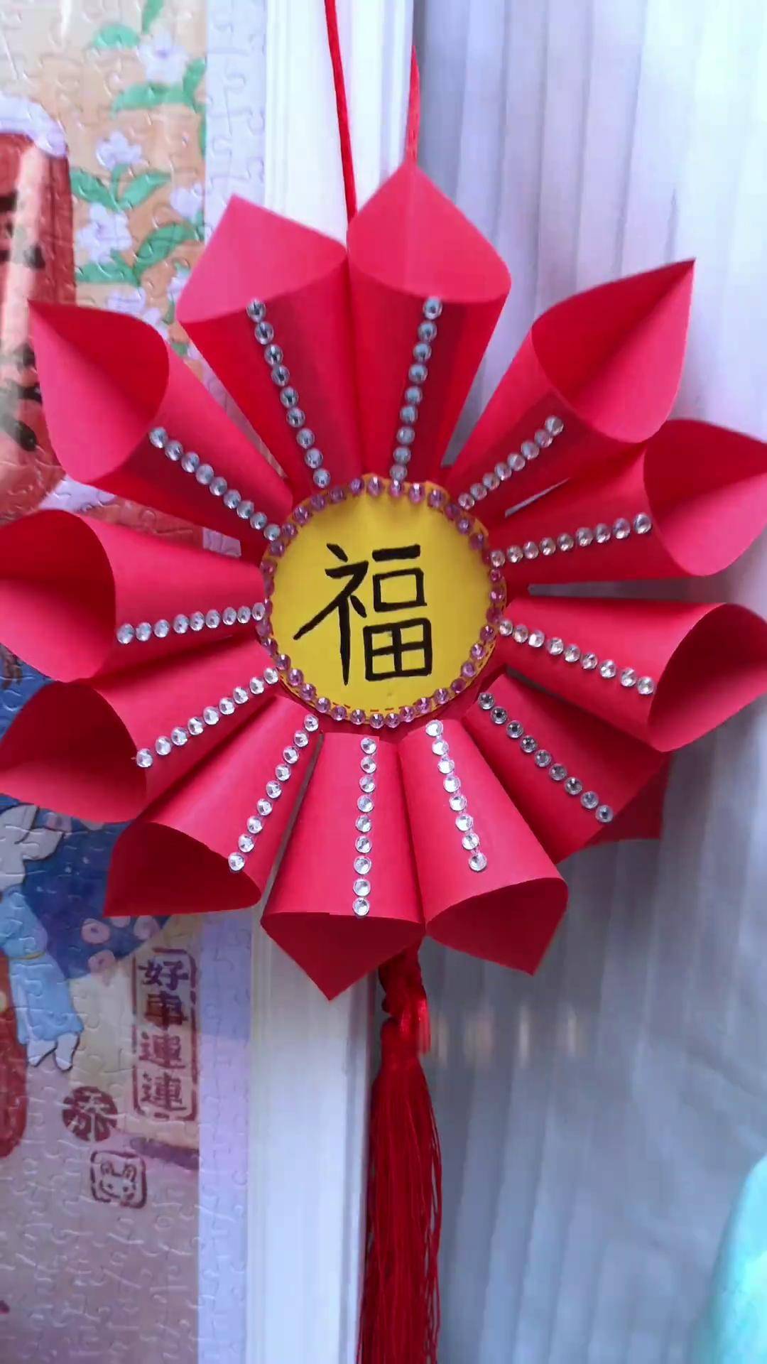 快来试试吧 亲子手工 手工diy 春节手工 幼儿园手工