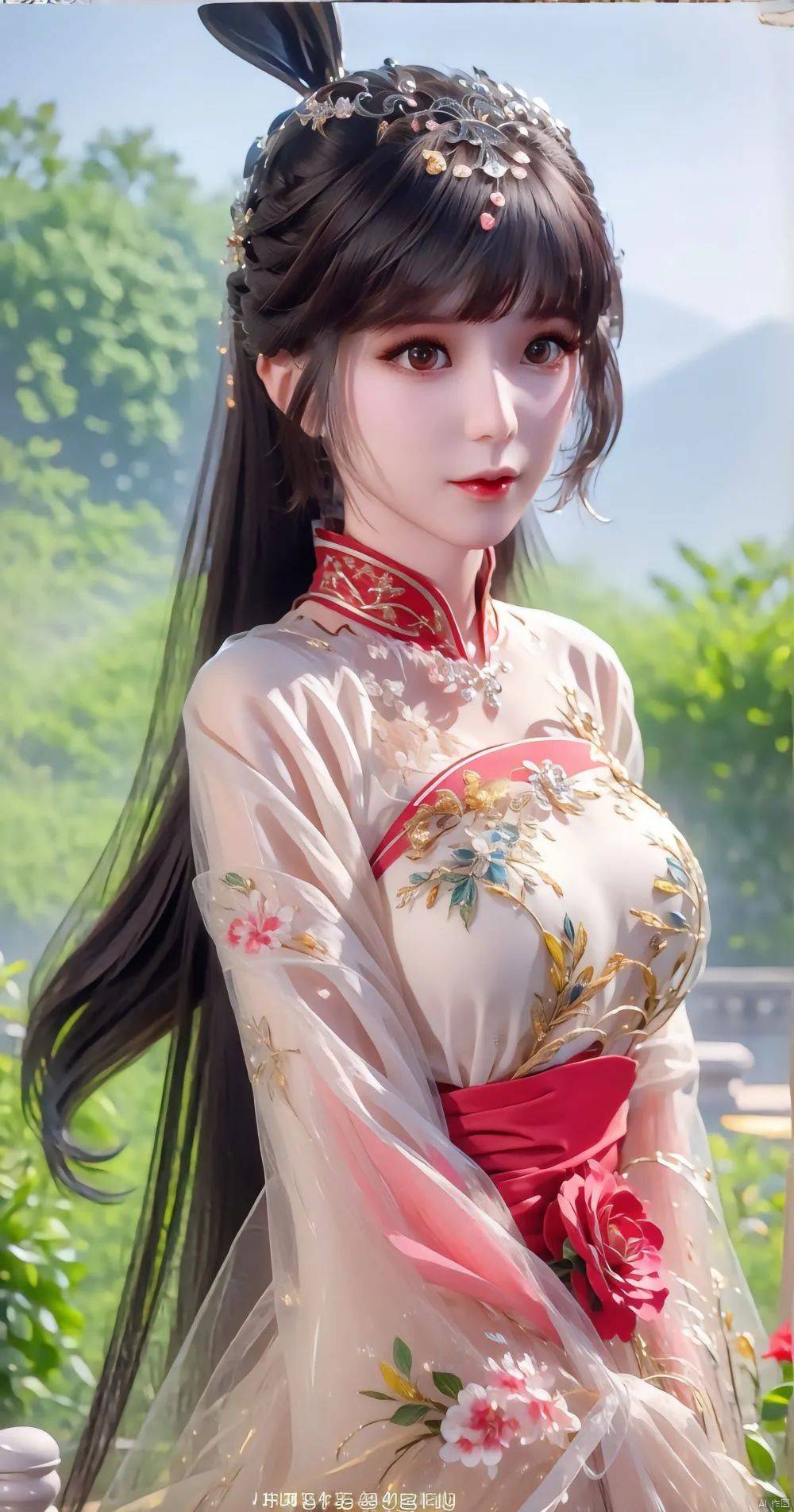 斗罗大陆#国漫女神#小舞#汉服绝美,人比花娇