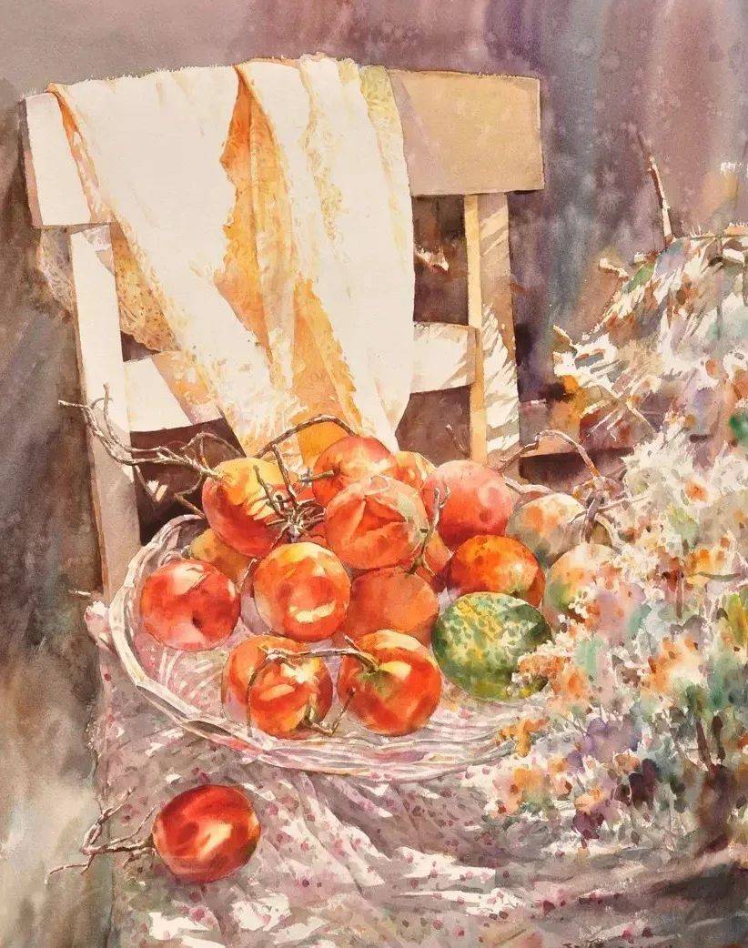 这些栩栩如生的水彩静物,你见过吗?