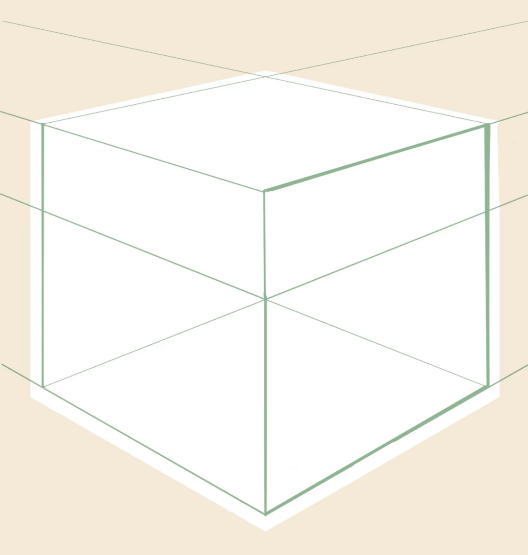 "两点透视"绘画步骤