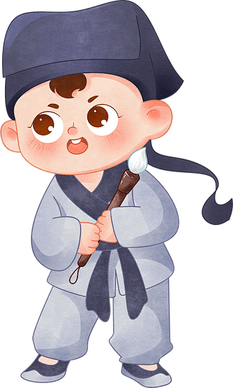 作为一个专业的小书童,我从笔筒里