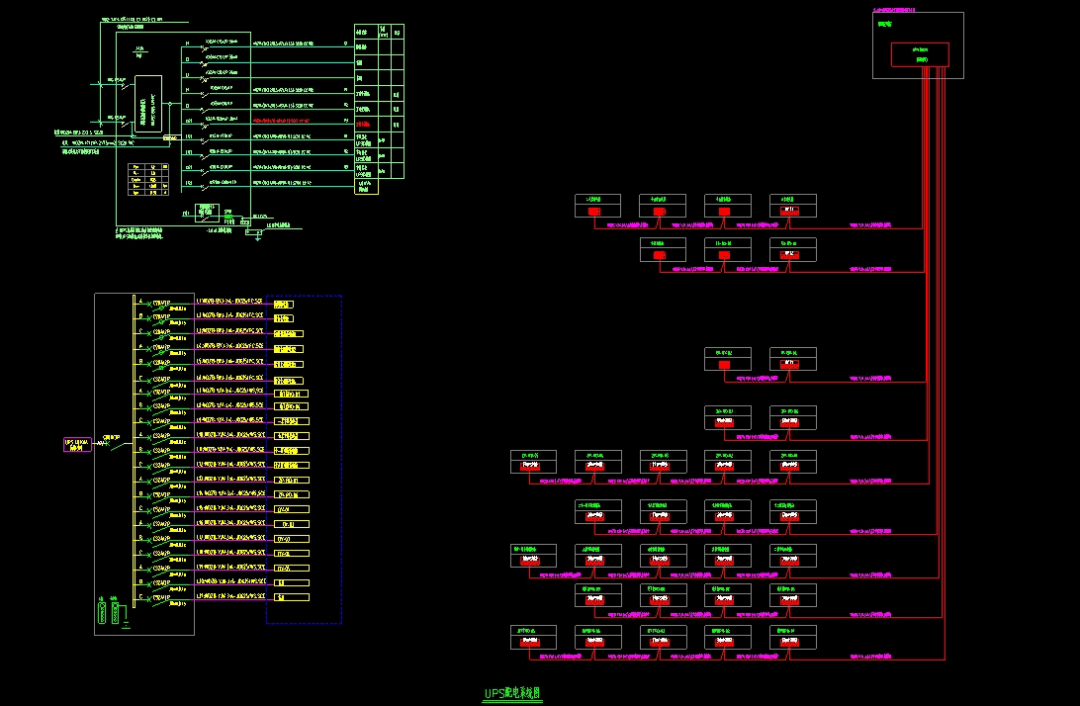 这么全面的智能化弱电cad系统图素材,20多个子系统