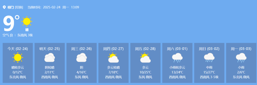 湖南石门天气预报马上知