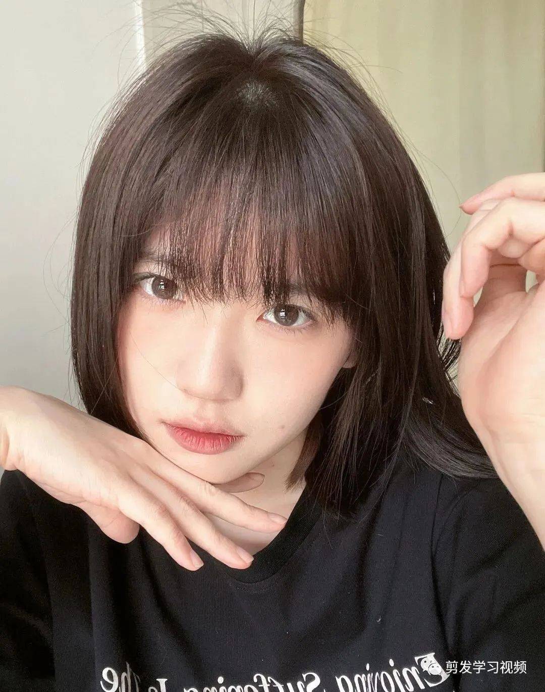乖乖女短发好减龄