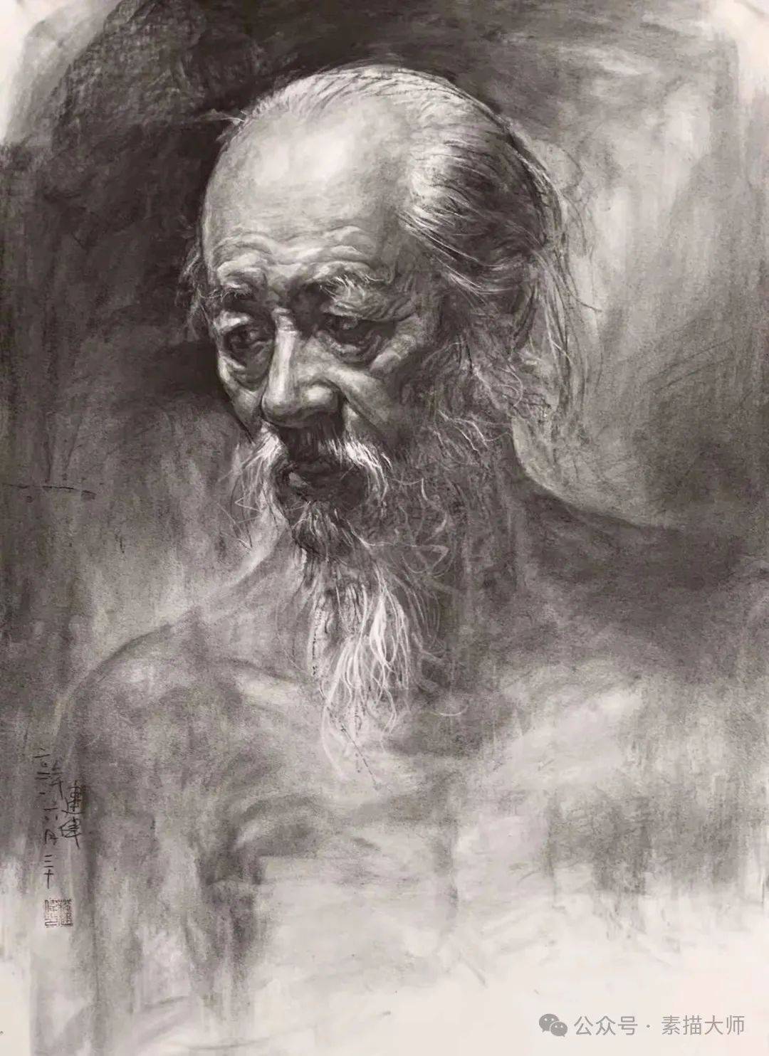 苏建伟:人物肖像素描