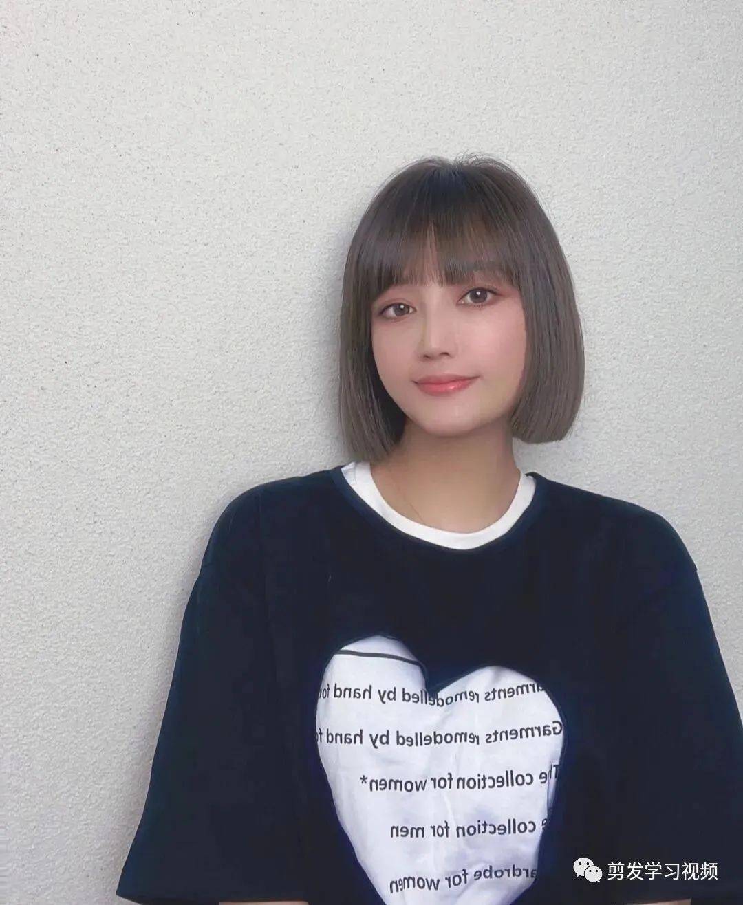 乖乖女短发好减龄