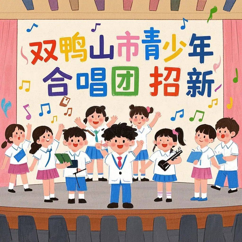 双鸭山市青少年合唱团招新啦!