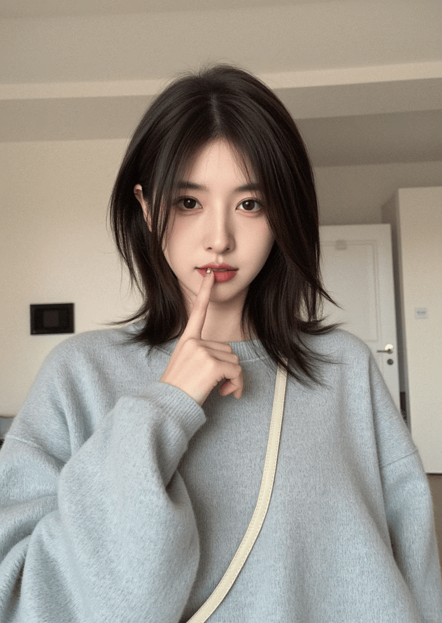 2025年必剪的六款流行中短发!简约,精致,时尚