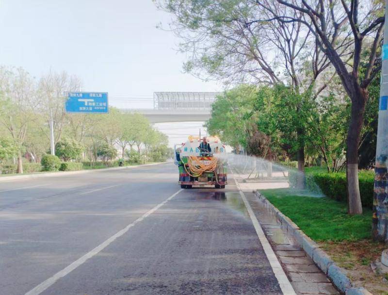 必赢入口春季绿化正当时 高陵区补植补栽绿意浓(图2)