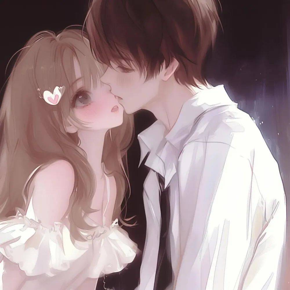 超甜的情侣头像