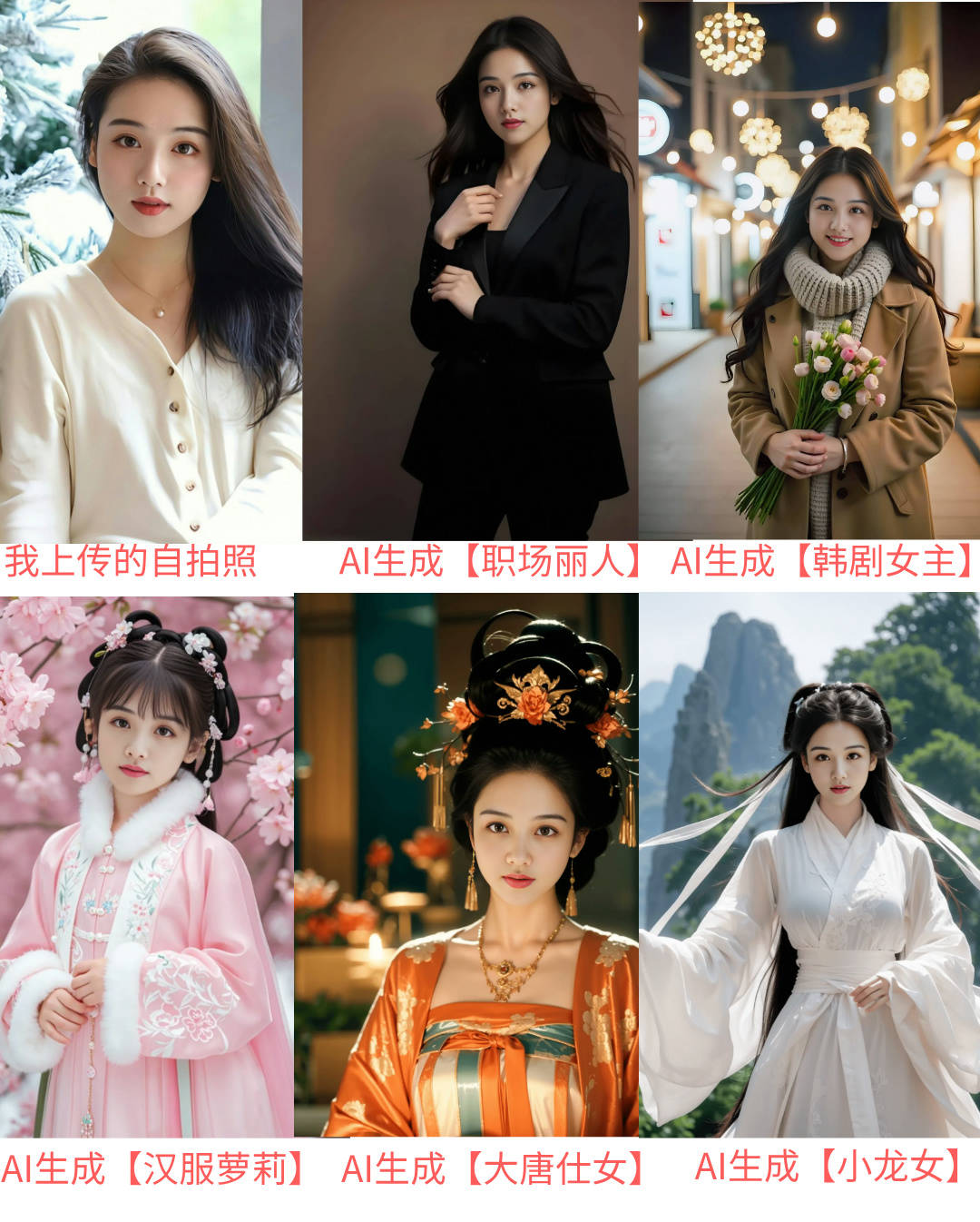 25岁刘浩存秒变港风女神！AI换脸让你也能轻松拥有明星同款写真_搜狐网