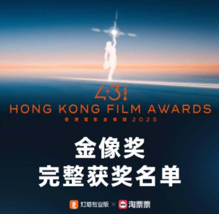 资讯丨第43届香港电影金像奖获奖名单出炉!