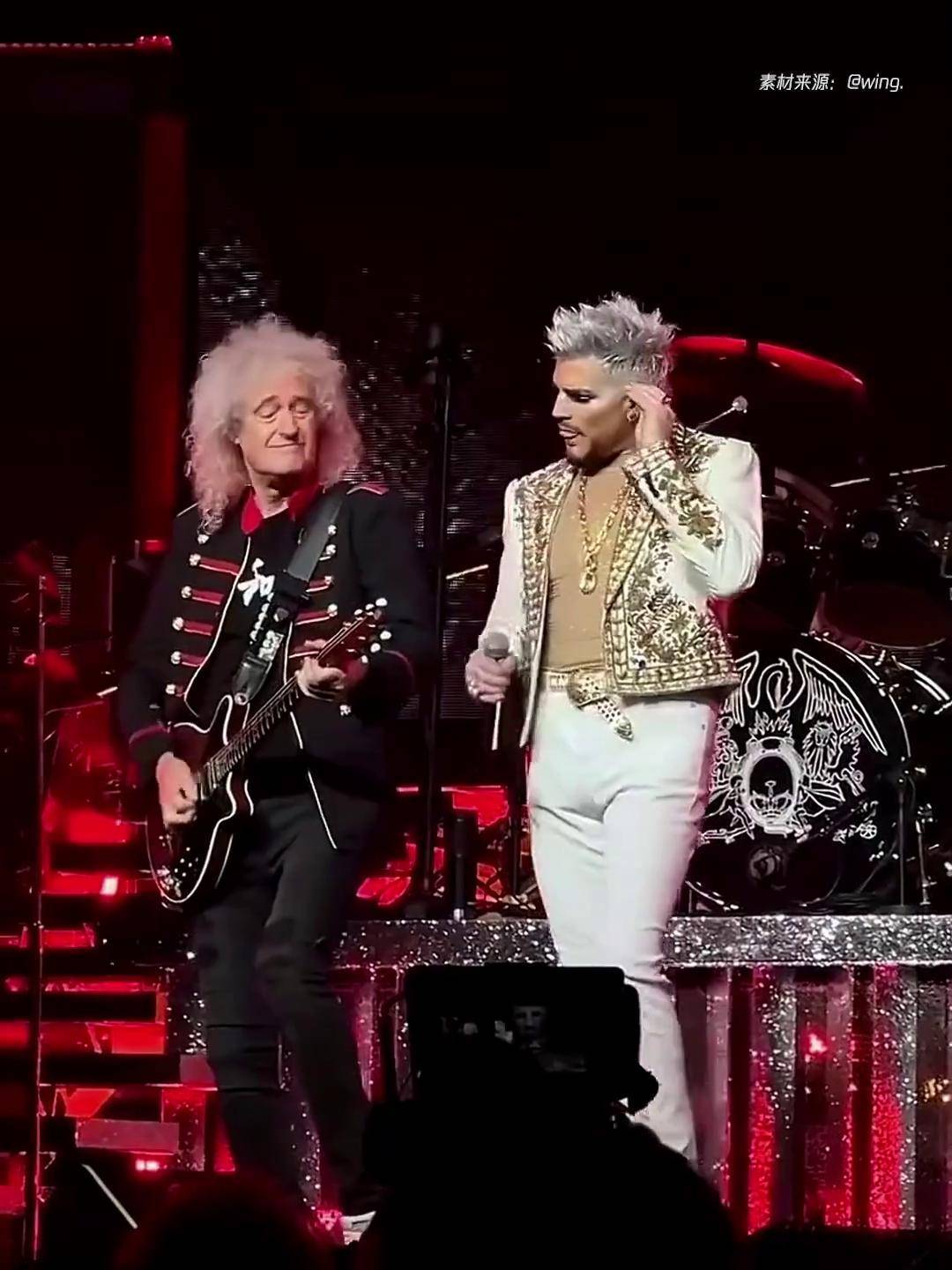梅校长携手亚当再唱经典歌曲wewillrockyou brianmay adamlambert