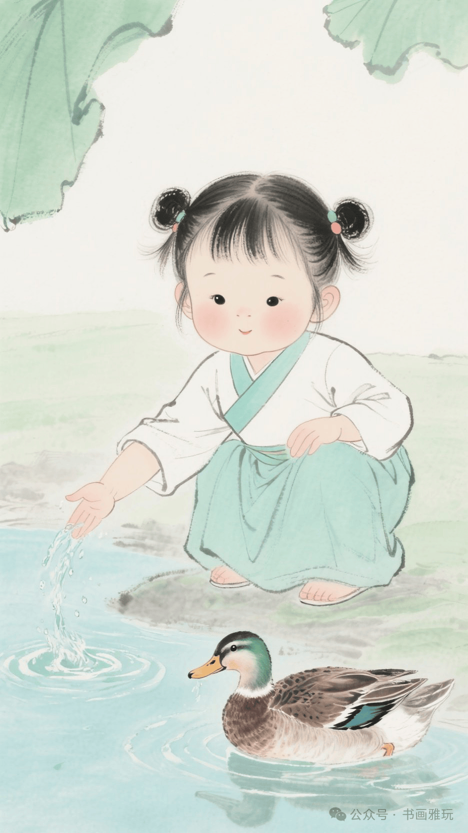 国画里的女儿谁不爱