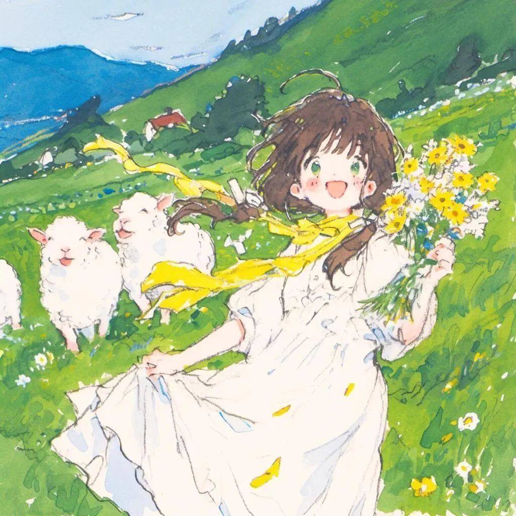 头像 | 夏日绿色森系微信头像