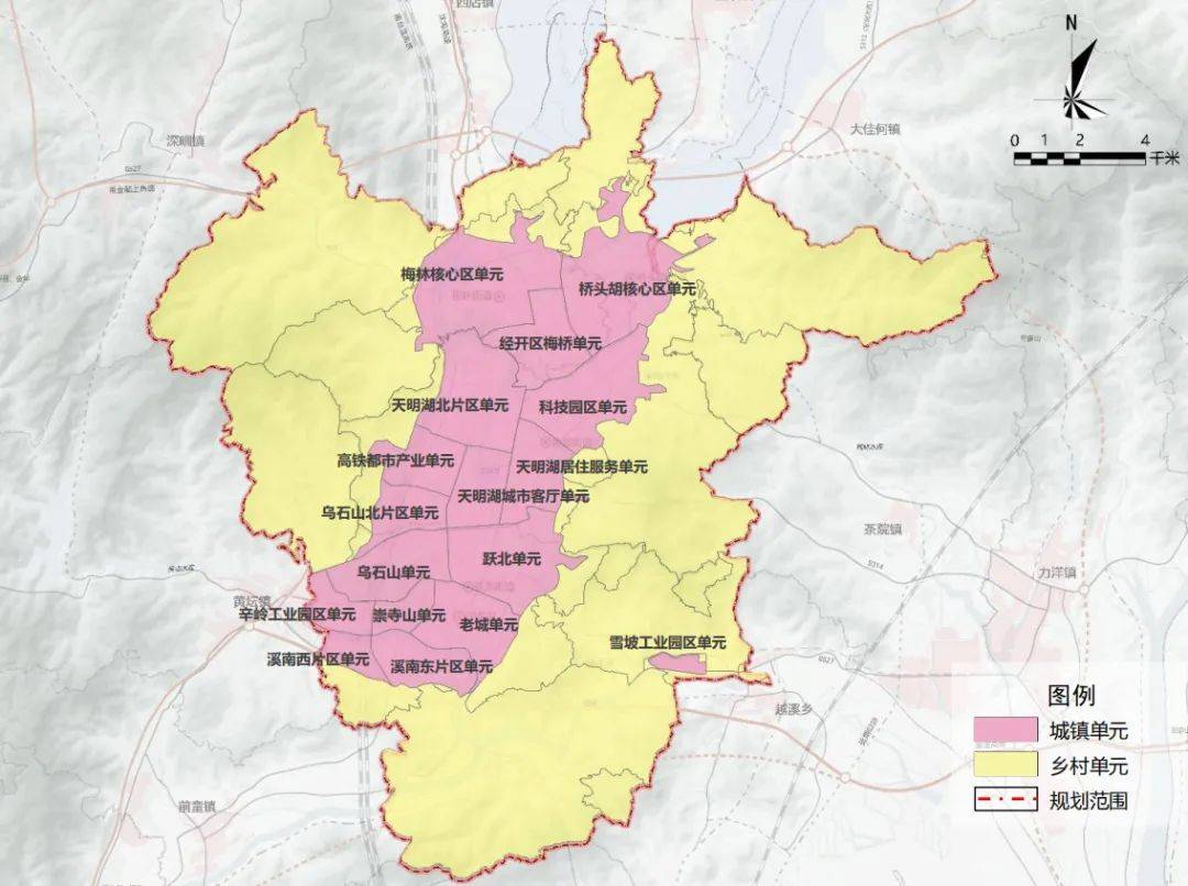 详细规划编制单元划分图强化规划保障措施
