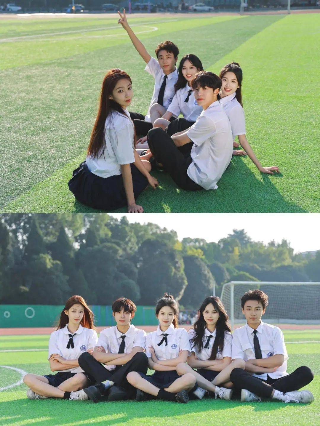 毕业照拍照姿势合集多人版