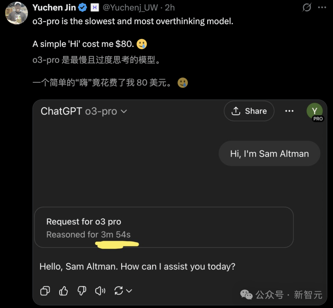 刚刚，OpenAI最强推理模型o3-pro诞生！碾压Gemini 2.5 Pro击穿底价