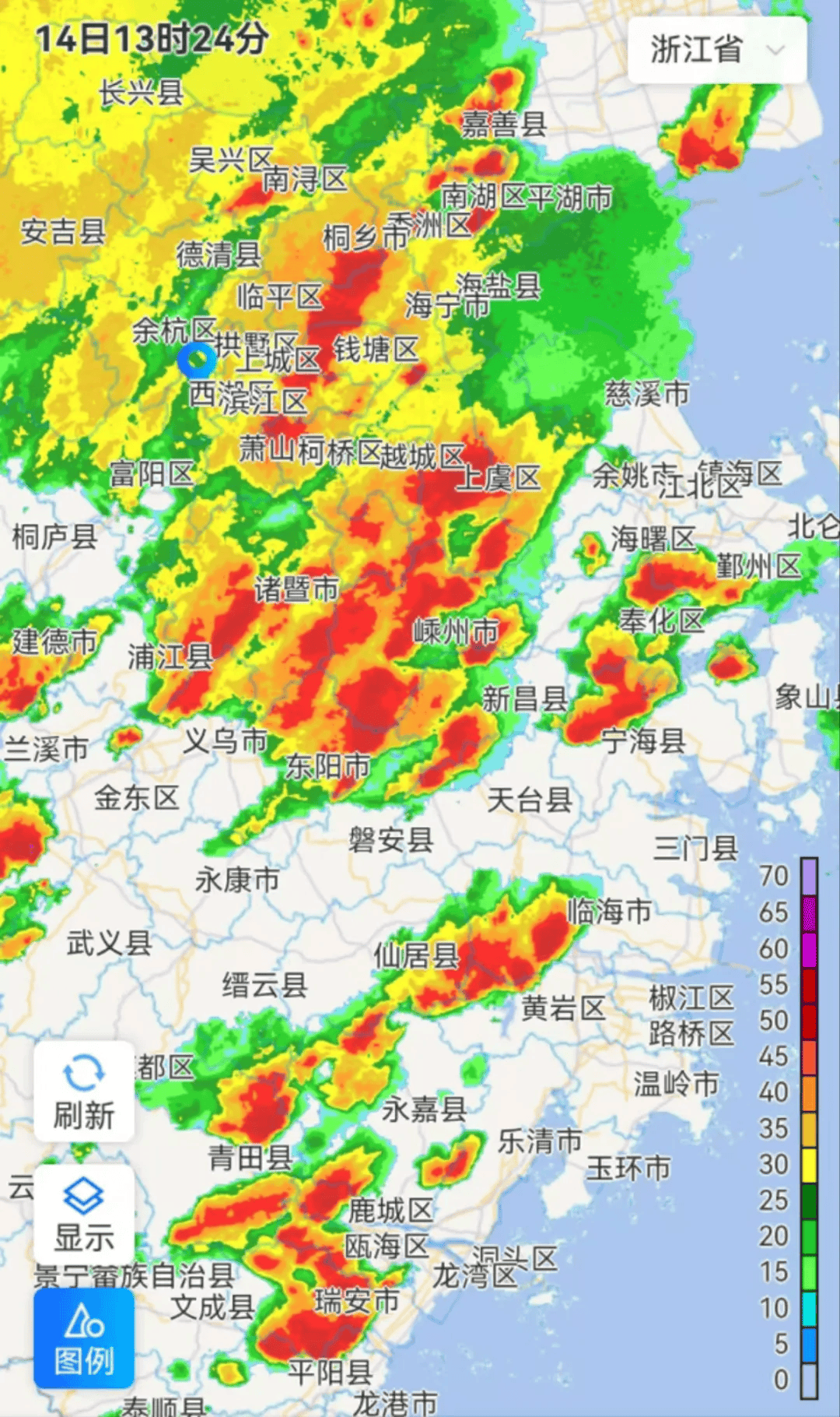 杭州天气台风预报