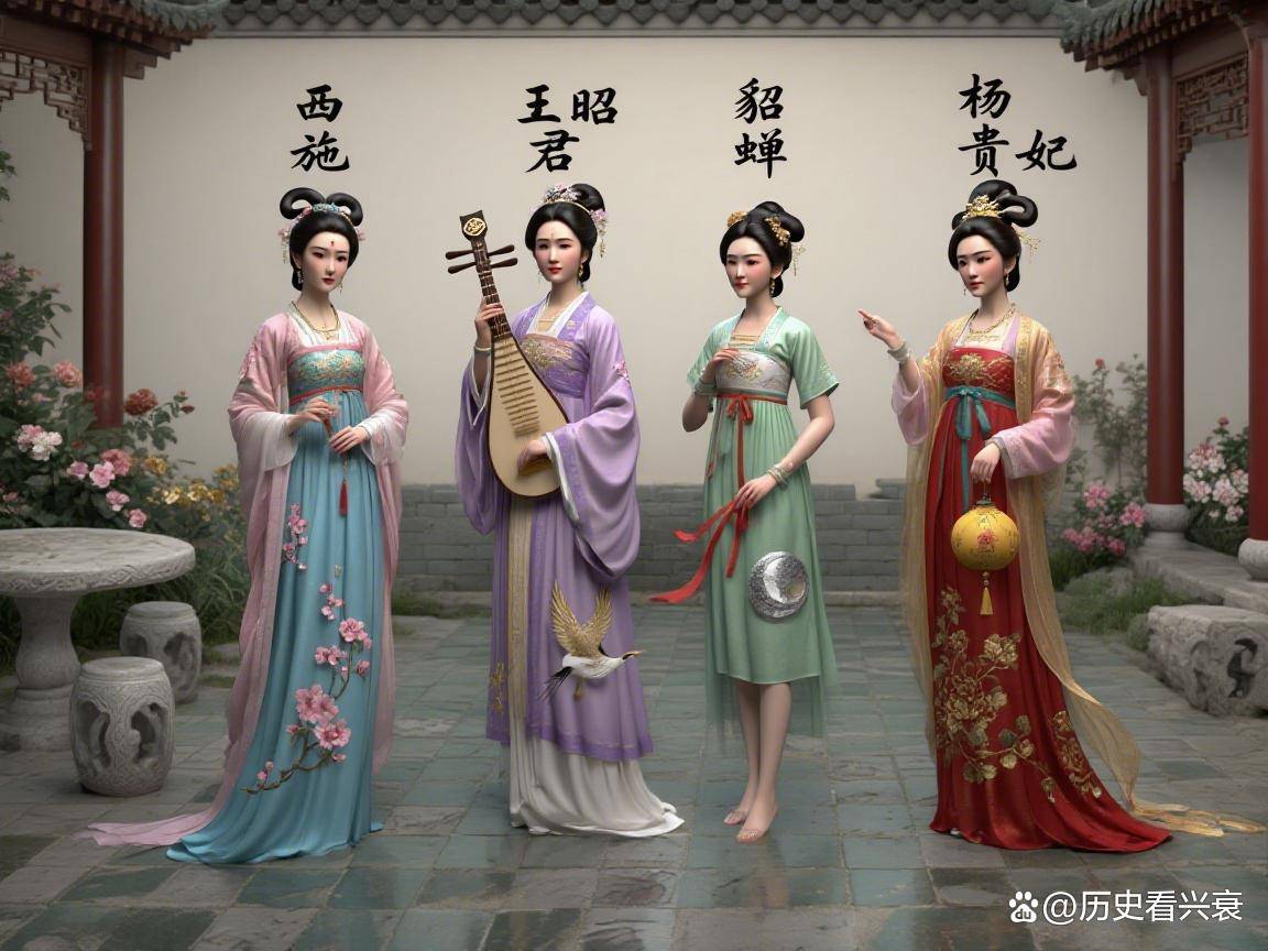 中国古代四大美女,身体上不为人知的秘密,最后一个太意外!