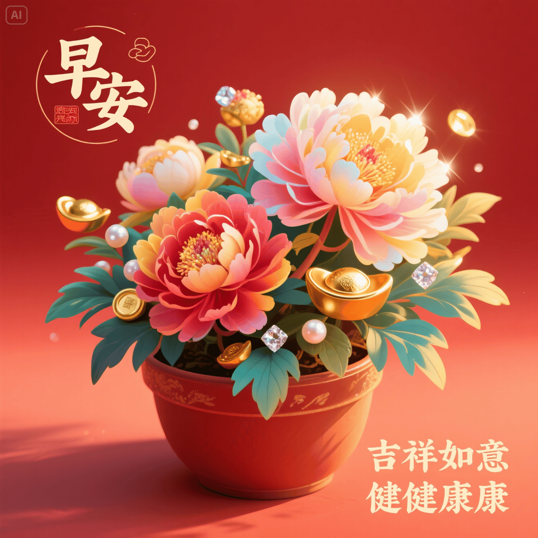 128张早安早上好唯美图片晨光吉祥新的一天随遇随喜随安