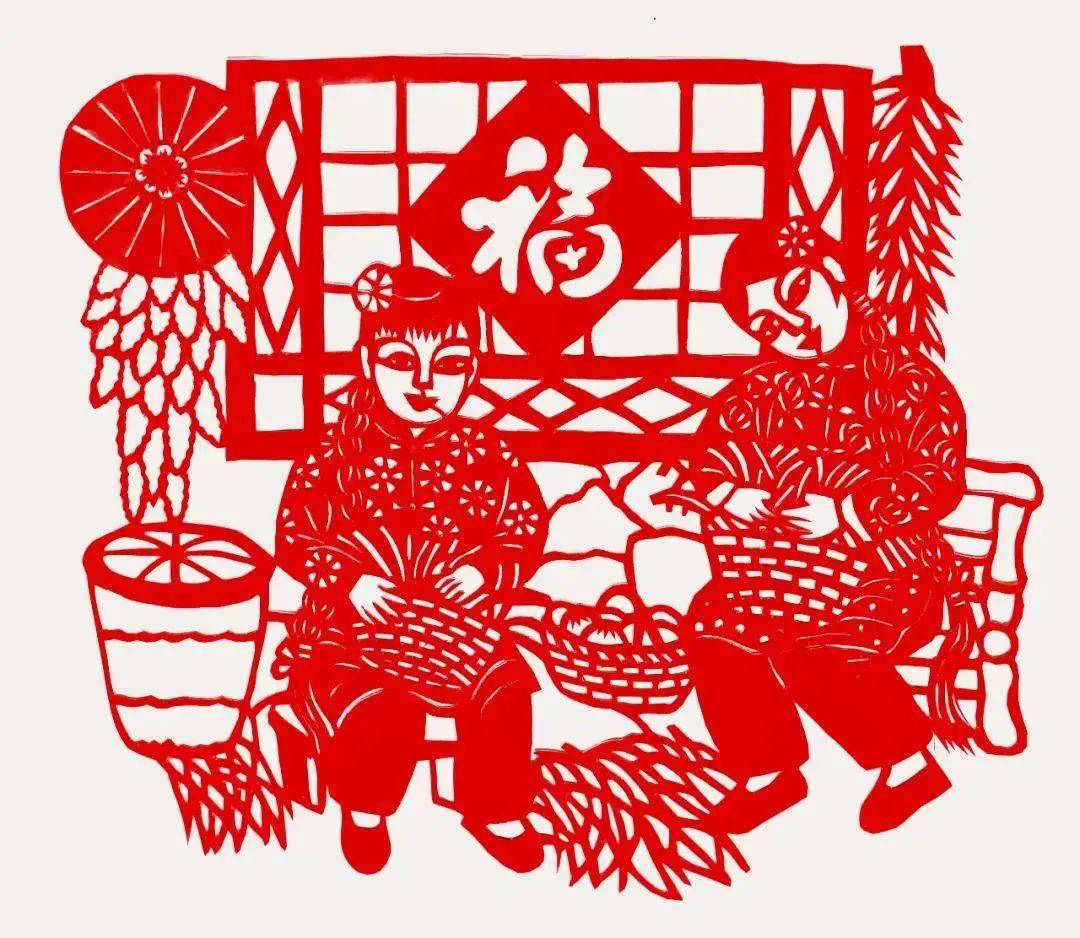 非遗剪纸下的东北生活百态,民俗风情