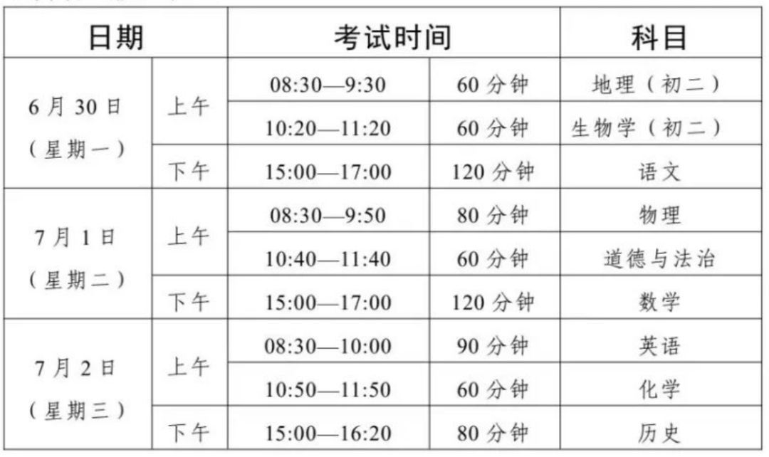 深圳中考时间表2021_深圳中考时间表2021最新