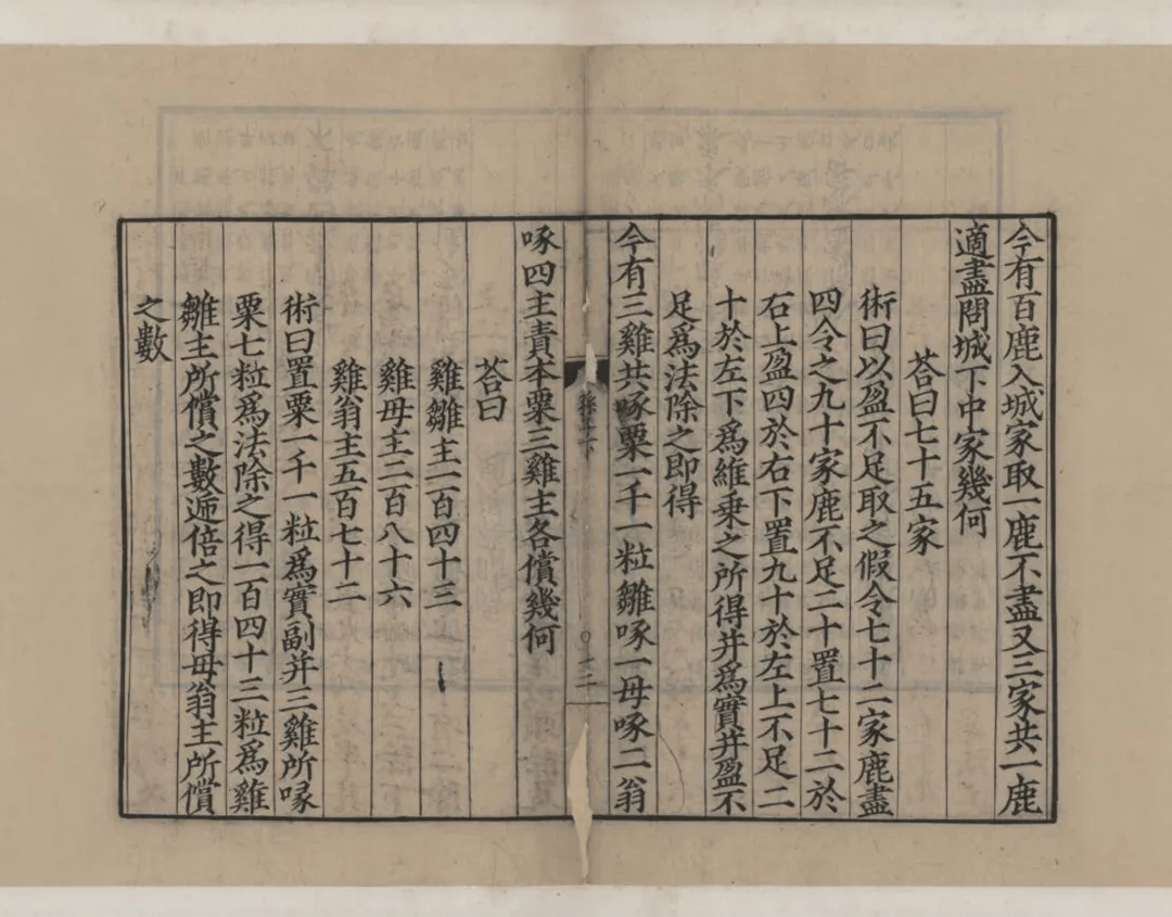 —上图藏南宋孤本《孙子算经》仿真原大出版