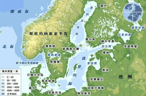 高考地理中的波罗的海