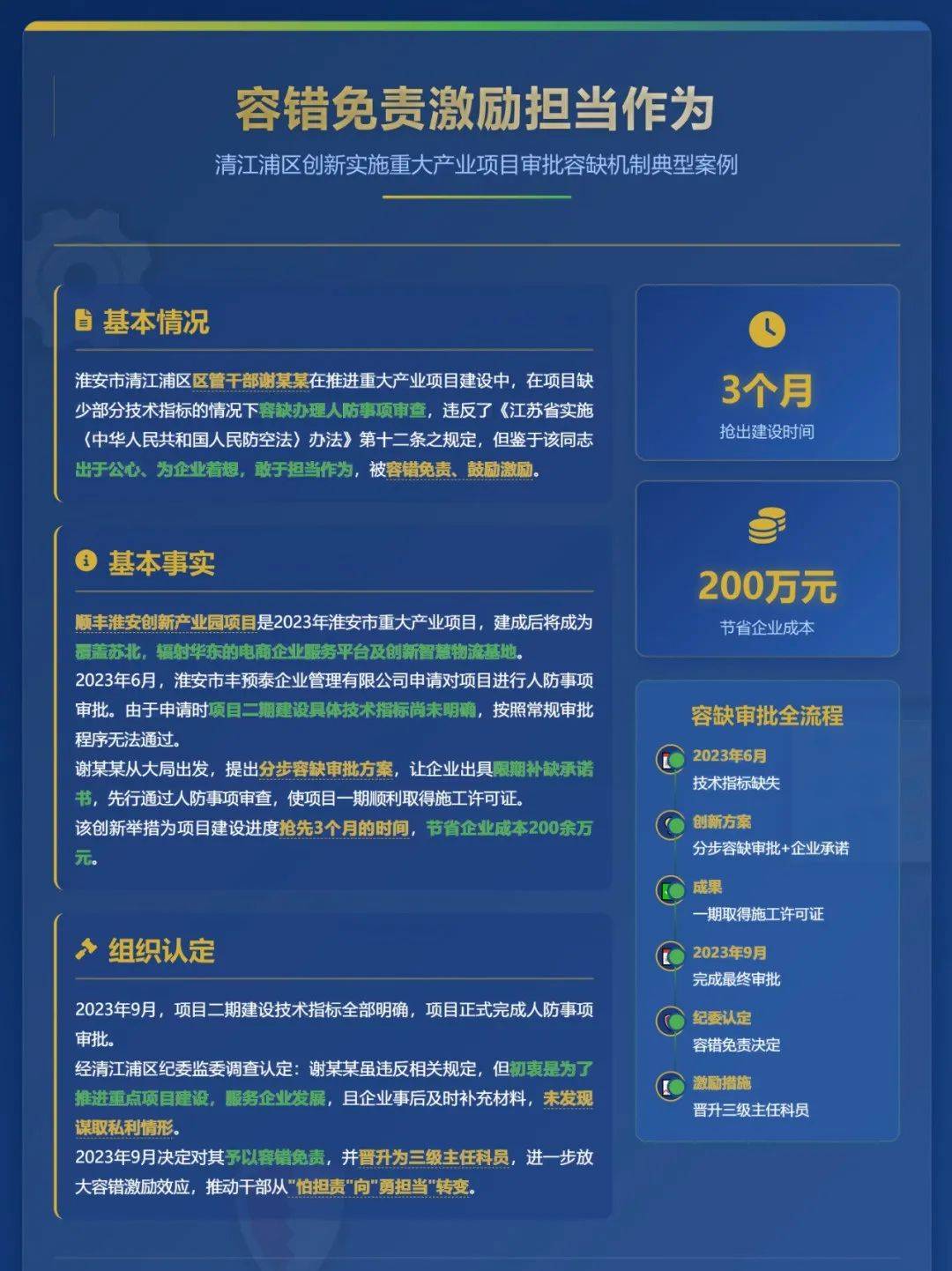 江苏通报一干部违规审批，但出于公心、为企业着想，被容错免责并获晋升