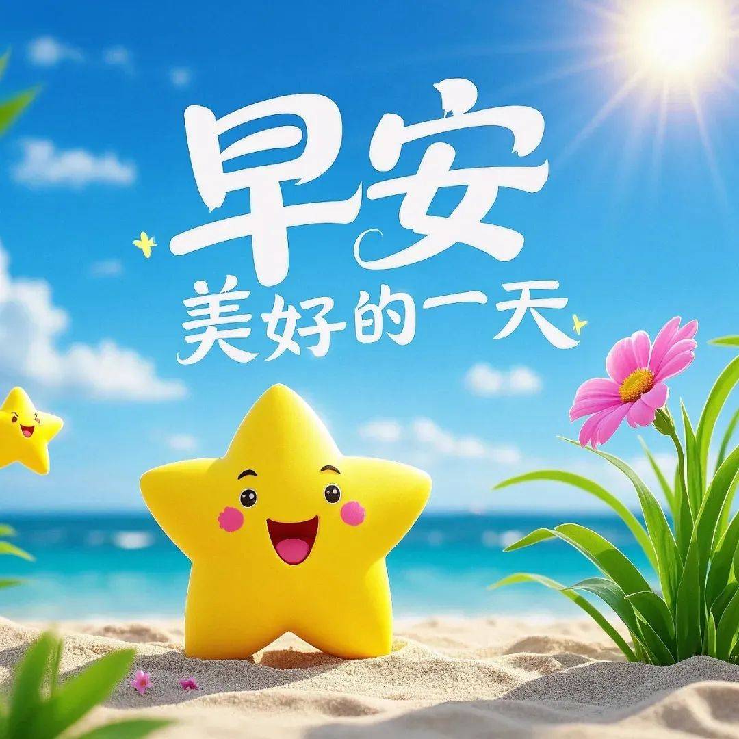 "精选100张很漂亮的早安图片:早上好祝福语,心想事成,欢乐无边,祝福永