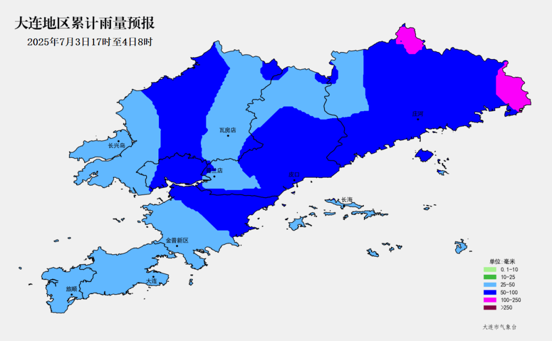 绿茶美人[快穿]:全市有大雨，这些地方大暴雨！大连气象最新发布