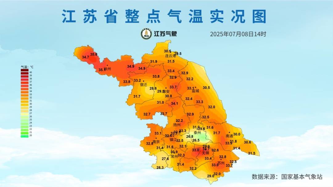 江苏一周天气预报