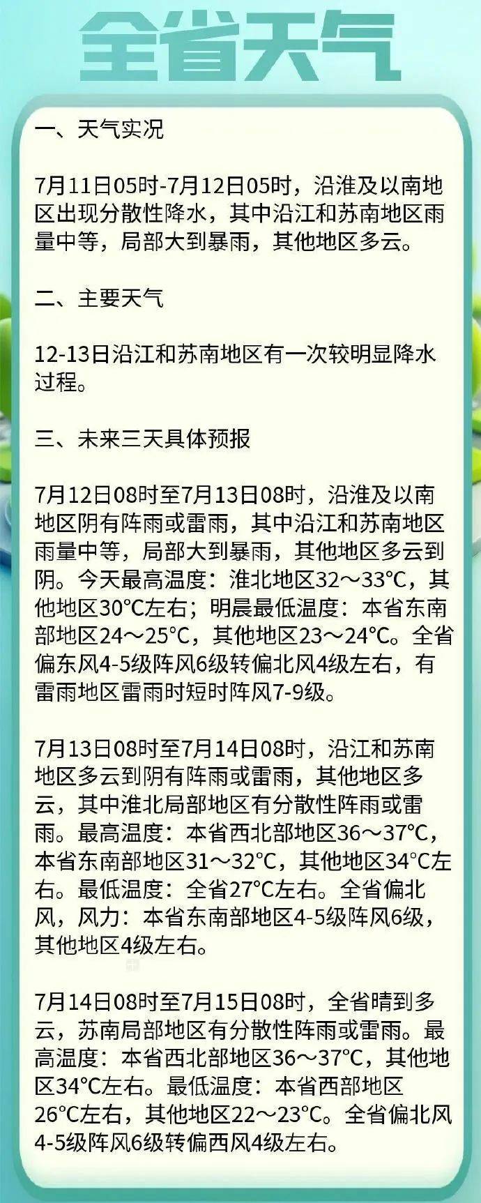 江苏泗洪天气预报预报