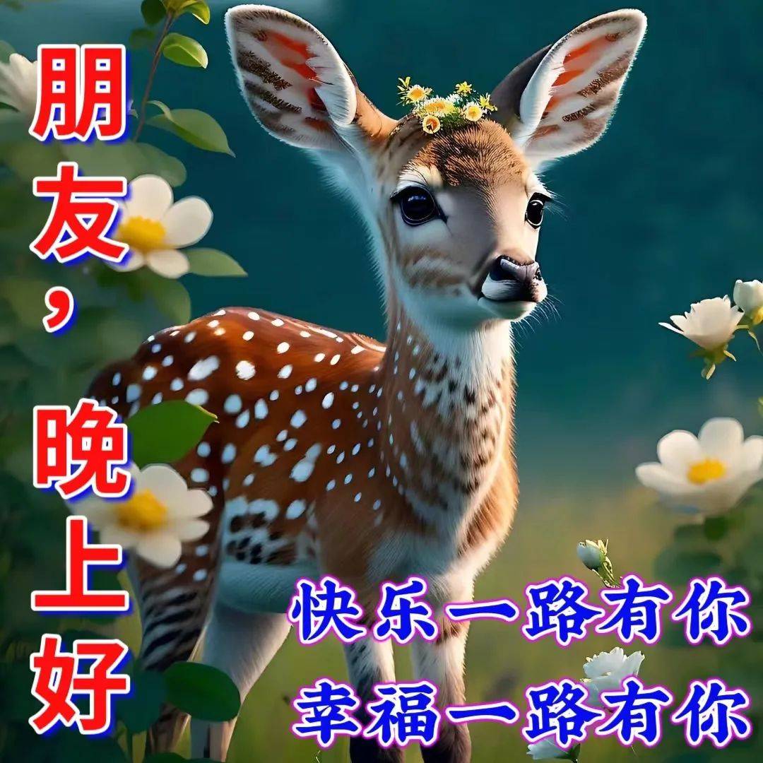 晚上好!最新最好看的晚上好吉祥祝福问候图片,祝您晚安好梦!