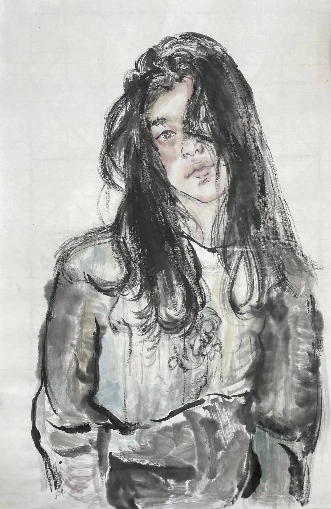 这位美术老师的画,也太有味道了