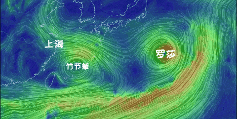 台风“竹节草”复活后奔向浙江中部！注意，明后天上海大风大雨！