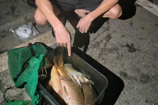 阳朔警方夜间精准出击 遏止遇龙河非法捕鱼行为