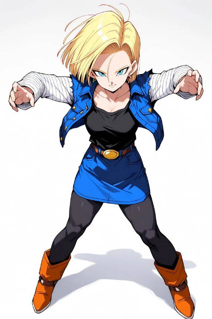 18号战斗状态,女神果然不一样