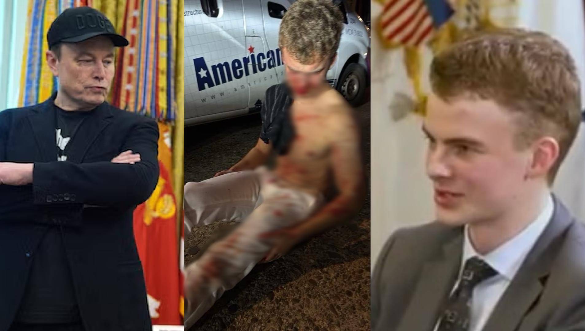 美国政府效率部前19岁职员被多名劫车少年群殴，其曾一对一约谈资深联邦雇员引发震动_搜狐网