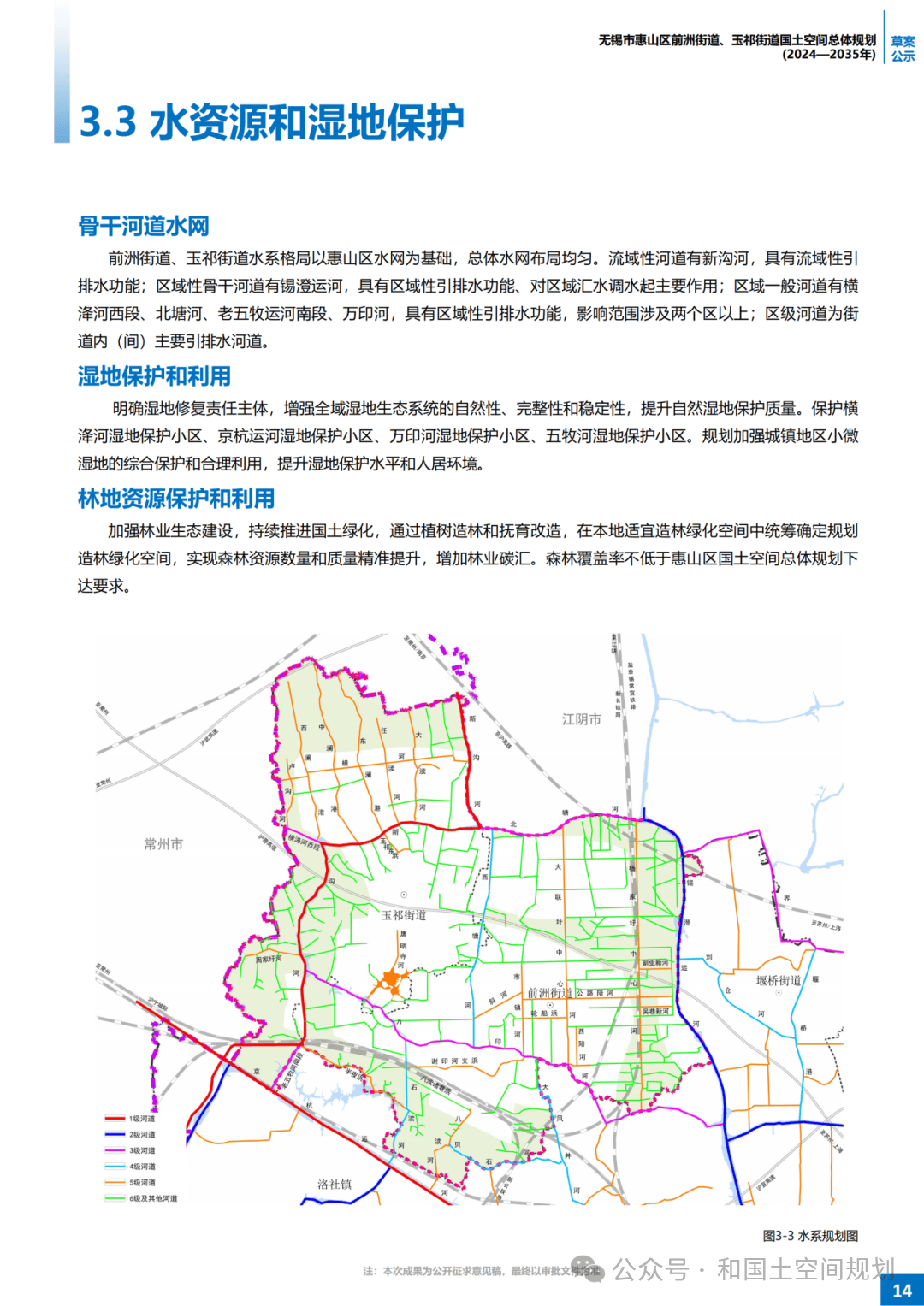 惠山区前洲街道,玉祁街道国土空间总体规划