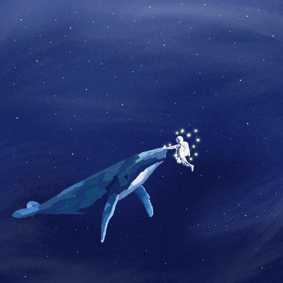 蓝色系微信头像