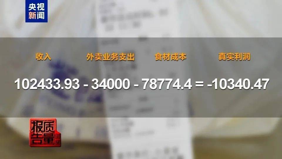 外卖大战商家结算：月入16万一算账还亏1万