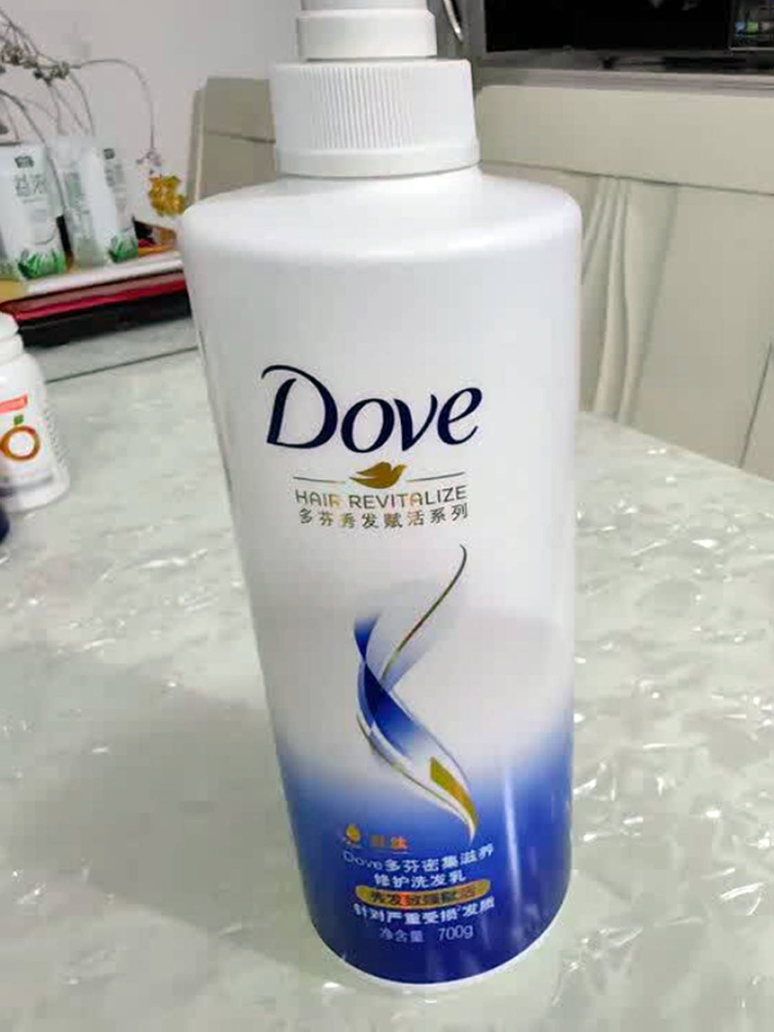 氨基酸配方温和滋养头皮多芬密集修护去屑洗发乳带来惊喜