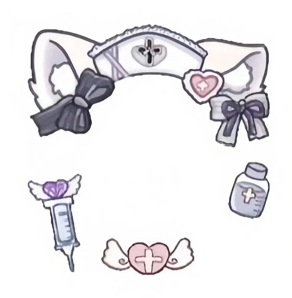 超可爱的微信头像框/•᷅•᷄୭