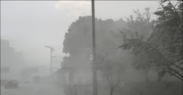 瞬间降温！杭州下冰雹了！暴雨、10级雷雨大风！