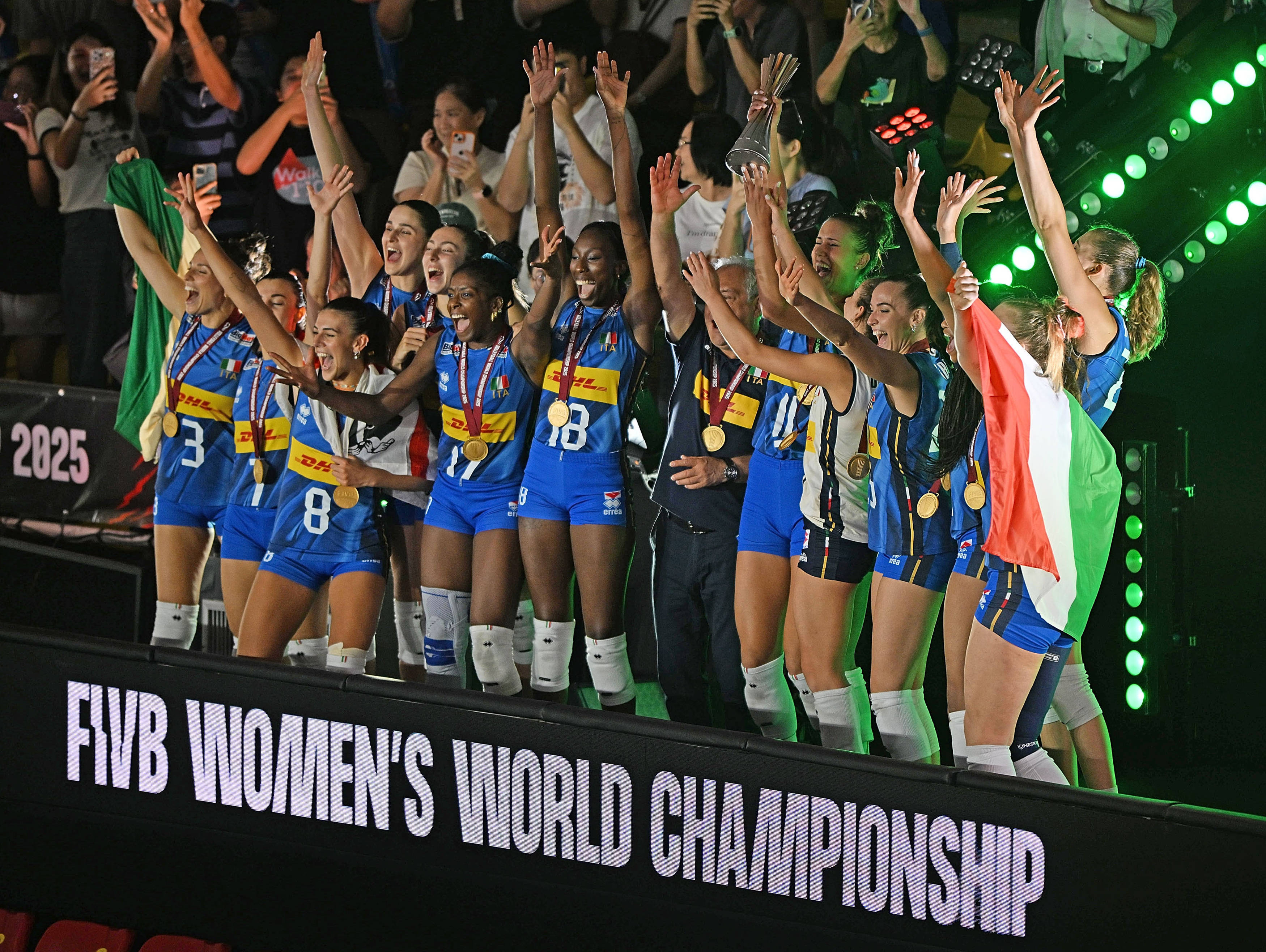 —女排世锦赛:意大利队夺冠