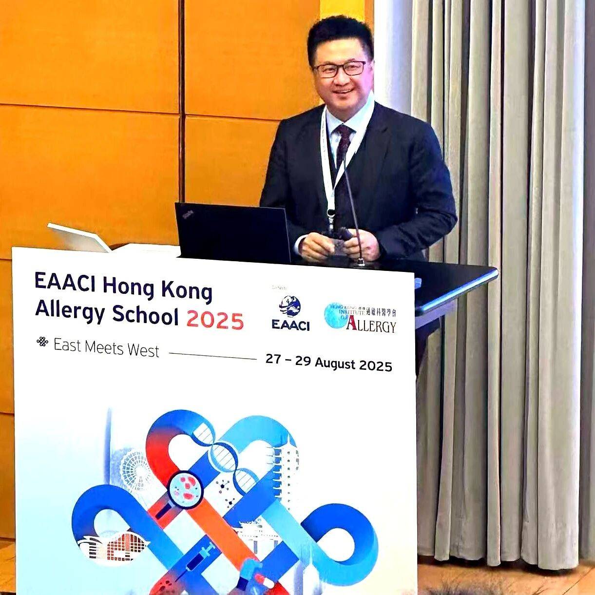 国际舞台上的“中研院”声音!我院赵作涛教授亮相EAACI香港过敏学院,分享“中国荨麻疹诊疗实践成果”_中西医_治疗