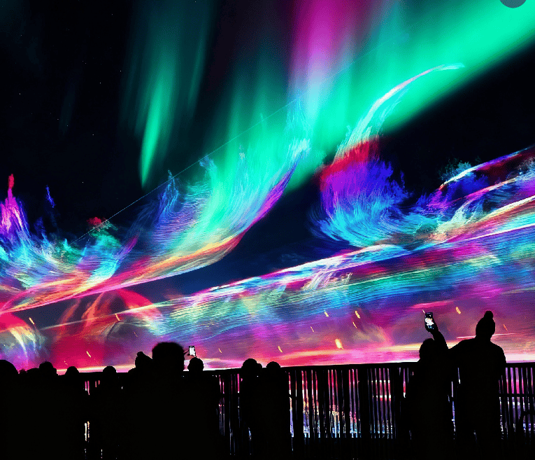 极光秀,烟花秀,星空音乐汇.南宁人假期又多一个宝藏打卡地!